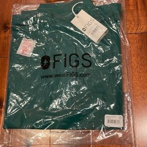 BNWT FIGS Hunter green XXS Rafaela top
